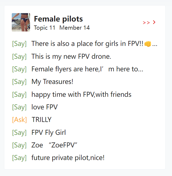 MEPSKING Female Pilots